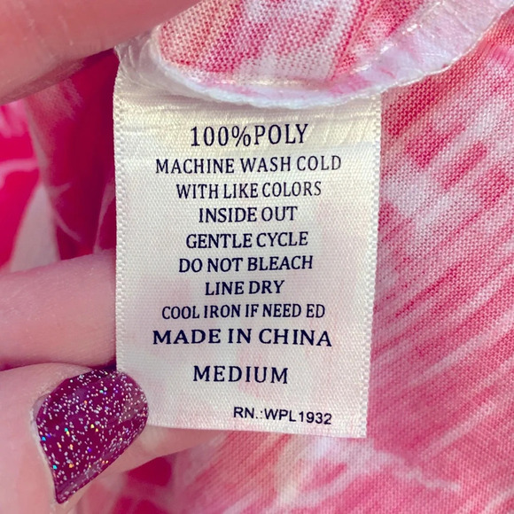 Sweet Gisele Hot Pink ARIZONA Tourist Cities V-Neck Tee - size Medium - Picture 8 of 11